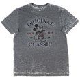 thumbnail image 1 of Disney Mickey Mouse Adult Original Classic Distressed Acid Wash T-Shirt (Large), 1 of 3