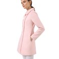 thumbnail image 4 of INSPIRE CHIC Manteau Mi-Long à Double Boutonnage pour Femme à Col Rabattu, 4 of 7
