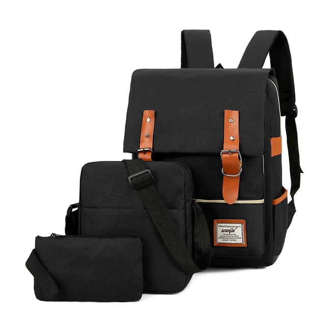 Mistaha Large Capacity Computer Backpack Fashion Business Bag Outdoor Leisure Travel Bag Set with External