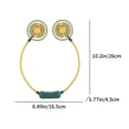 thumbnail image 4 of Sentmoon Portable Neck Fan Portable Fans Hanging Fan Cute Outdoor Portable Small Fan Big Wind Power Silent Walking Fan Camping Folding Fan USB Charging Multi-direction Adjustment Hanging, 4 of 7