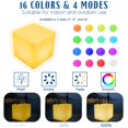 thumbnail image 3 of Novelty Lights 11 Inch RGB Tree Rechargeable Night Light, Waterproof Mood Lighting with Remote Control, Color-Changing Glow Tree for Indoor/Outdoor Use, 3 of 8