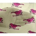 thumbnail image 4 of oneOone Viscose Chiffon Fabric Branch & Bird Block Print Sewing Fabric BTY 42 Inch Wide, 4 of 4