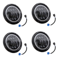 thumbnail image 2 of 4X H4 400W 7Inch LED Head Light Lamp with for Niva Urban Samurai for Wrangler Off Road, 2 of 10
