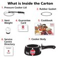 thumbnail image 4 of Contura Black Aluminium XT Pressure Cooker 1.5 Liters | Hard Anodised Inner Lid Cooker, Small Induction Cooker, Extra Thick Handi Cooker, (CXT15), 4 of 4