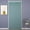 Green, variant on Thermal Insulated Door Curtain, Staron Heavy Duty Door Cover Blocks Cold Retains Winter Warmth, Upgraded Thicken Cloth for Door Frame with Hook and Loop Strips, Purple
