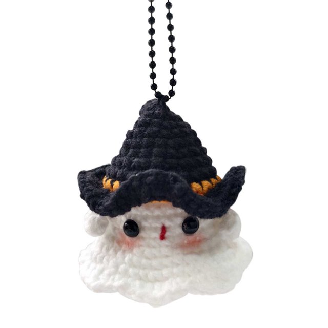 Birdeem Little Ghost Hand-Woven Cute Keychain Bag Car Pendant Hanging Gift