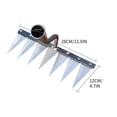 thumbnail image 2 of Aodebiao Ironrake The Heavy-Duty Iron Weeding Rake,1pc Iron Rake for Gardening and Weeding with Metal Tines,Weeding Rake for Sturdy Dethatching,Ironrake for Backyard Lawn Loosening Planting Weeding, 2 of 3