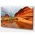 thumbnail image 2 of Falaises de Lac Vermillon Transparentes - Art sur Toile Paysage Surdimensionné, 2 of 3