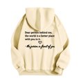 thumbnail image 1 of Rbaofujie Chandails pour Femmes Femme Mode Imprimé Col Rond Manches Longues T-Shirt à Capuche Hauts Blouse Beige Chandails à Capuche Graphiques, 1 of 4