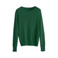 thumbnail image 5 of ManxiVoo Chandail Tricoté à Manches Longues et Col Rond pour Femmes, Haut à Capuche pour Automne Hiver, Tenue Décontractée, Taille TG, Vert Menthe, 5 of 5