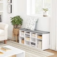 thumbnail image 3 of Boutique Home Dual-Use Shoe Bench with Storage Cabinet and Padded Seat, 3 of 7