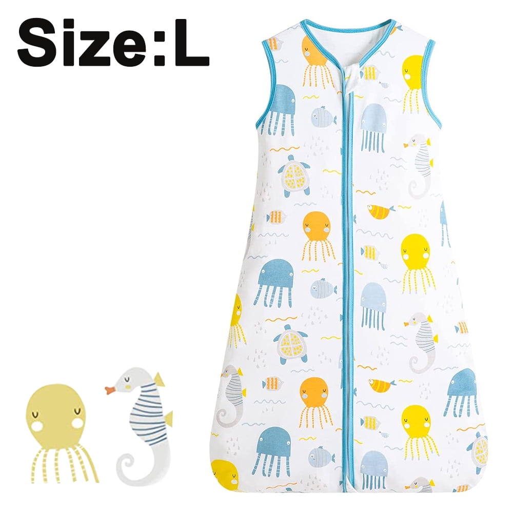 Sac de Couchage Portable pour Bébé en Coton Unisexe Sans Manches