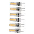 thumbnail image 4 of HURRISE Remplacement d'Ampoule, 10 Pcs Ampoules G4 LED 2 W Base à Broches Bi Ampoules à Intensité Réglable pour Lustre Plafonnier Lampe de Table Blanc Chaud 3000 K CA 12‐24 V, Ampoules G4 Base à Broches Bi, 4 of 8