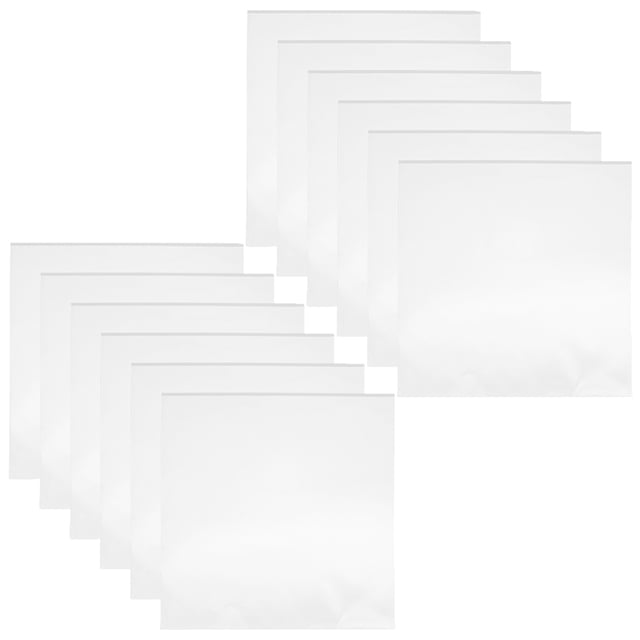 SHISUYAN 25 Pcs Pochettes Extérieures pour Disques Vinyles, Housses Adhésives en Plastique, Protection pour Disques