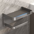 thumbnail image 4 of Birdeem Toilet Paper Bracket Wall Mounted Oppose Rust Plastic Self-Adhesive Toilet Paper Bracket, 4 of 12