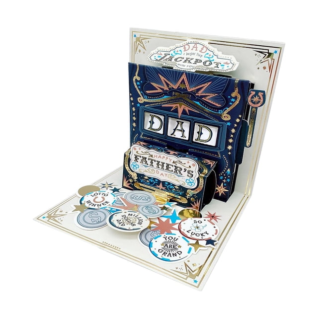 GUOOL 3D Father'S Day Card Father's Day Greeting Card for Grandfather Men Step Dad