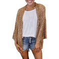 thumbnail image 1 of 2025 Cardigan pour Femmes Chandail Classique Chandails pour Chandails Col Ras du Cou Col à Boutons Cardigan Imprimé pour Femmes Chandail Tricoté Ouverture devant, 1 of 5
