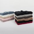 thumbnail image 4 of Winter Furry Plush Neck Warmer Solid Color Windproof Buttons Circle Loop Scarf Neckerchief winter gloves Gray, 4 of 4