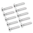 thumbnail image 1 of Unique Bargains M5x25mm Flat Head Machine Screws Inner Hex Screw 304 Stainless Steel Fasteners Bolts 20 Pcs, 1 of 4