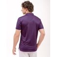 thumbnail image 3 of Polos de Golf pour Hommes à Manches Courtes, Évacuation de l'Humidité, Coupe Sèche, Motifs Imprimés, Polo de Performance à Col, Polos de Golf pour Hommes, 3 of 6
