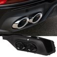 thumbnail image 4 of Rear Bumper Lip Diffuser, Rear Bumper Exhaust Pipe Diffuser Trim Glossy Black Lip Spoiler For SQ5 Q5 Sportback 2021 And Up, 4 of 8
