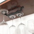 thumbnail image 2 of LYUMO Wall Wine Glass Rack Upside Down Holder Hanger Hanging Shelf Home Kitchen Bar Decor, 2 of 8