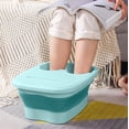 thumbnail image 1 of Foldable Foot Bath Bucket With Handle And Lid, Portable Foot Bath Spa Bucket With Massage Acupoints, Portable Foot Bath Bucket, Foldable Spa Bucket For Foot, 1 of 6
