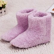 MesaSe Electric Heated Foot Warmers for Men Women Fluffy Thick Plush Foot Heater Winter USB Rechargeable Thermal Heating Pad Cushion Heat Therapy Feet Warmer Boots Shoes