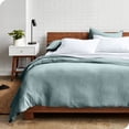 thumbnail image 3 of Bare Home Sandwashed Duvet Cover Set - Ultra-Soft - Premium 1800 Collection - 3 Piece - King, Slate, 3 of 7