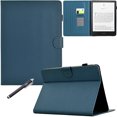 thumbnail image 1 of GSFY Case for All-new 7" Kindle Paperwhite 12th Gen & Kindle Colorsoft Signature Edition 2024 Release, Smart Premium PU Leather Wallet Stand Protective Cover Auto Sleep Wake, Dusty Blue, 1 of 7