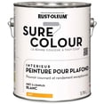 thumbnail image 2 of Rust-Oleum Sure Colour™ Paint + Primer, Ceiling Flat, White 3.78 L, 2 of 2