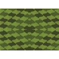 thumbnail image 1 of Ahgly Company Machine Washable Indoor Rectangle Transitional Dark Forest Green Area Rugs, 4' x 6', 1 of 7