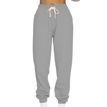 RKSTN Womns Pants Casual Loose Sports Sweatpants Ankle Banded Trousers Gradient Fleece Pants Lightweight Soft Workout Pants