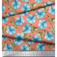 thumbnail image 2 of Soimoi Poly Georgette Fabric Hummingbird & Floral Decor Fabric Printed Yard 52 Inch Wide, 2 of 3