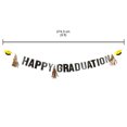 thumbnail image 3 of Graduation 1 Count Black, Yellow, Gold Paper Grad Tassel Banner, 2.74 Meter, Adult, Decoration, Graduation, Way To Celebrate, 3 of 5