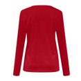 thumbnail image 5 of FAIWAD Women's V Neck Long Sleeve Tunic Tops Casual Solid Color Basic Lightweight Pullover Tops, 5 of 5