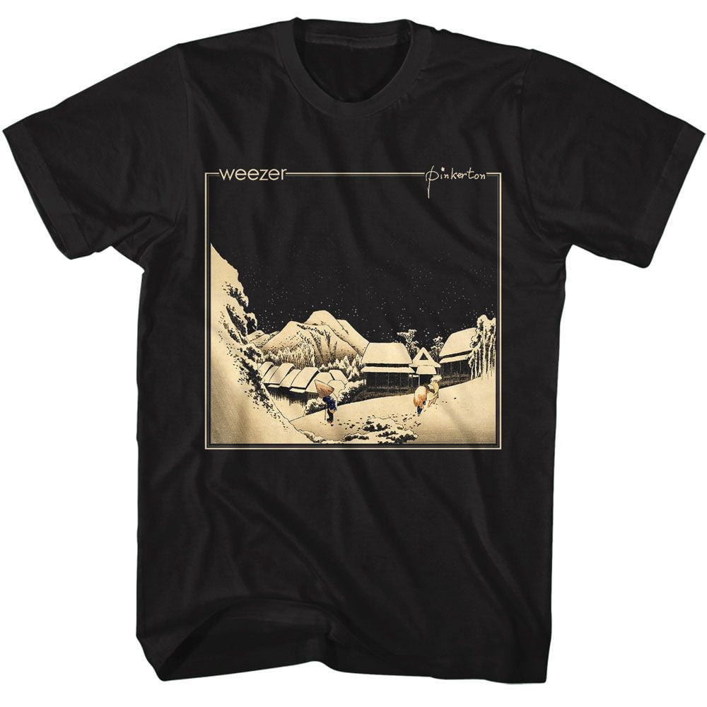 Weezer Pinkerton Cover Black Adult T-Shirt