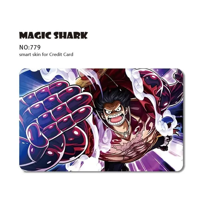 Fashion Cartoon Anime Game PVC Matte Film Sticker Case Skin for Credit Card Big Small No Chip 779 Big Chip