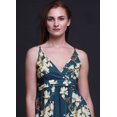 thumbnail image 3 of Bimba Robe Longue Chic à Imprimé Floral pour Femme, Style Bohème, Maxi d'Été, Tenue de Plage - Petit, 3 of 6