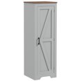 thumbnail image 1 of HOMCOM Farmhouse Storage Cabinet with Adjustable Shelf for Living Room, 1 of 10