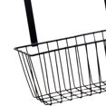 thumbnail image 3 of Hanging Storage Basket Shampoo Shelves Rack Organizer tidy storage for Hang Behind Door Black, 3 of 8