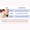 thumbnail image 3 of Bra Womens Low Back Bra Lace Glossy U Shape Backless Bra, 3 of 5