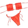thumbnail image 4 of LSLJS Bikini Sexy Froncé pour Femmes Rehausseur Rembourré Ensemble de Plage, 4 of 7