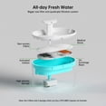thumbnail image 2 of 25L Automatic USB Rechargeable Pet Water Dispenser with Quiet for Small and Medium Dogs Cats, 2 of 4