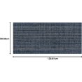 thumbnail image 2 of Seavish Boho Bathroom Rug, Cotton Woven Laundry Bath Rugs, 2'x4.2' Dark Blue Small Reversible Throw Rugs, Washable Runner Rugs for Kitchen Hallway Living Room Bedroom Patio, 2 of 8