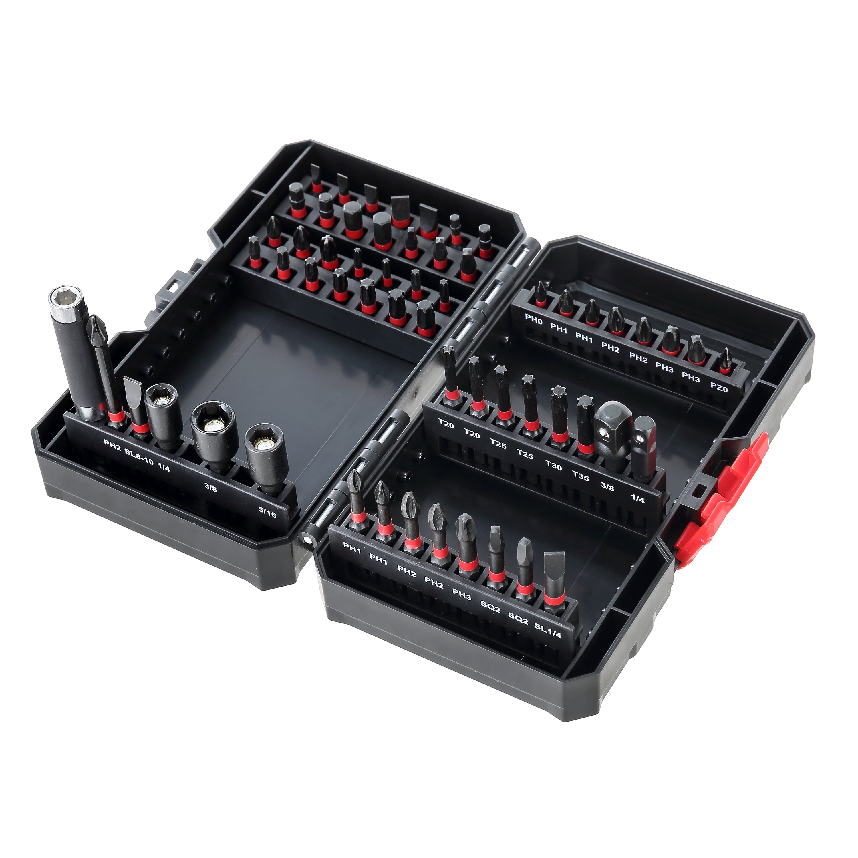 Hyper Tough 58 Piece Impact Driving Bit Set