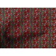 thumbnail image 4 of oneOone Cotton Poplin Fabric Leaves & Floral Block Print Fabric BTY 56 Inch Wide, 4 of 4
