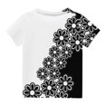 thumbnail image 1 of Penkiiy Garçons Filles Enfants T-Shirts Graphiques Imprimés 3D, T-Shirts Originaux Col Rond Manches Courtes 11-12 Ans Blanc, 1 of 5