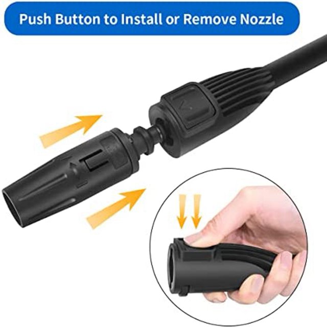 High Pressure Spray Lance for K2 K3 K4 K5 K6 K7, Adjustable Spray Nozzle Pressure Washer Accessory