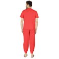 thumbnail image 4 of Inkmeso SolidPajama Set For Mens Short Sleeve Sleepwear Round NeckNightwearPj Set, 4 of 7